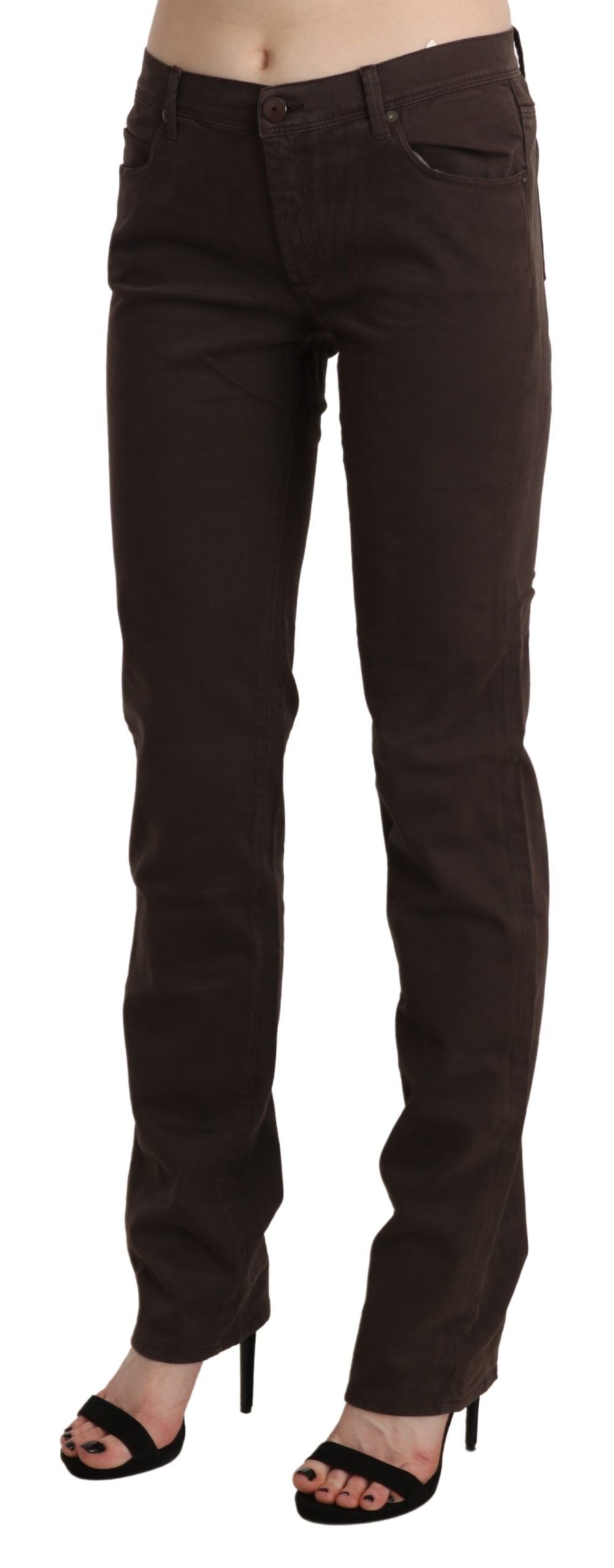 Pantalon slim Ermanno Scervino marron