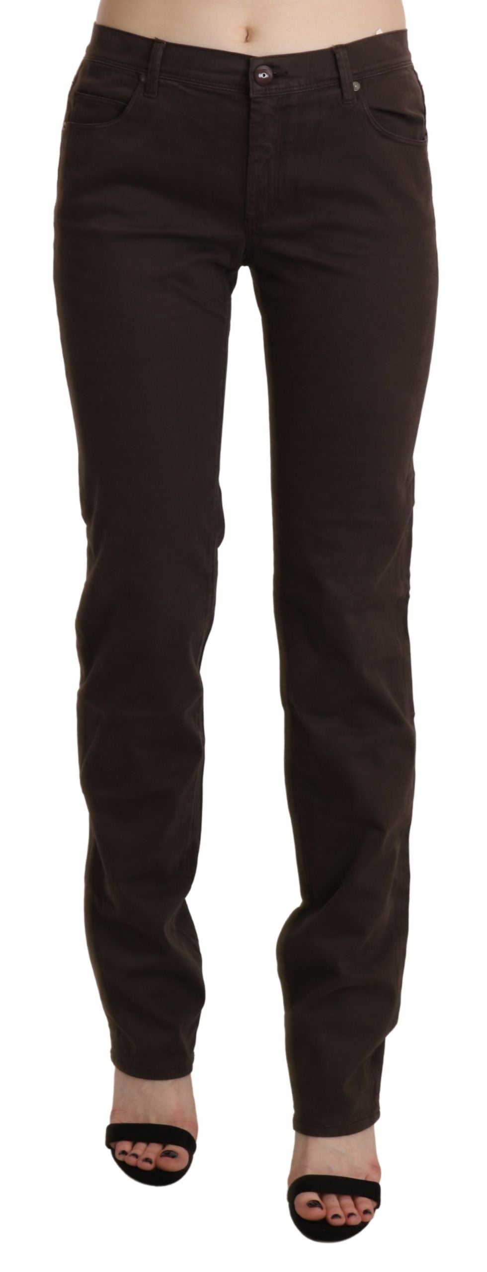 Pantalon slim Ermanno Scervino marron