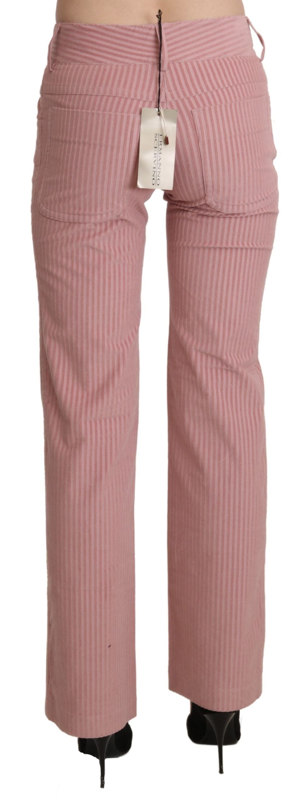 Pantalon Ermanno Scervino droit rose