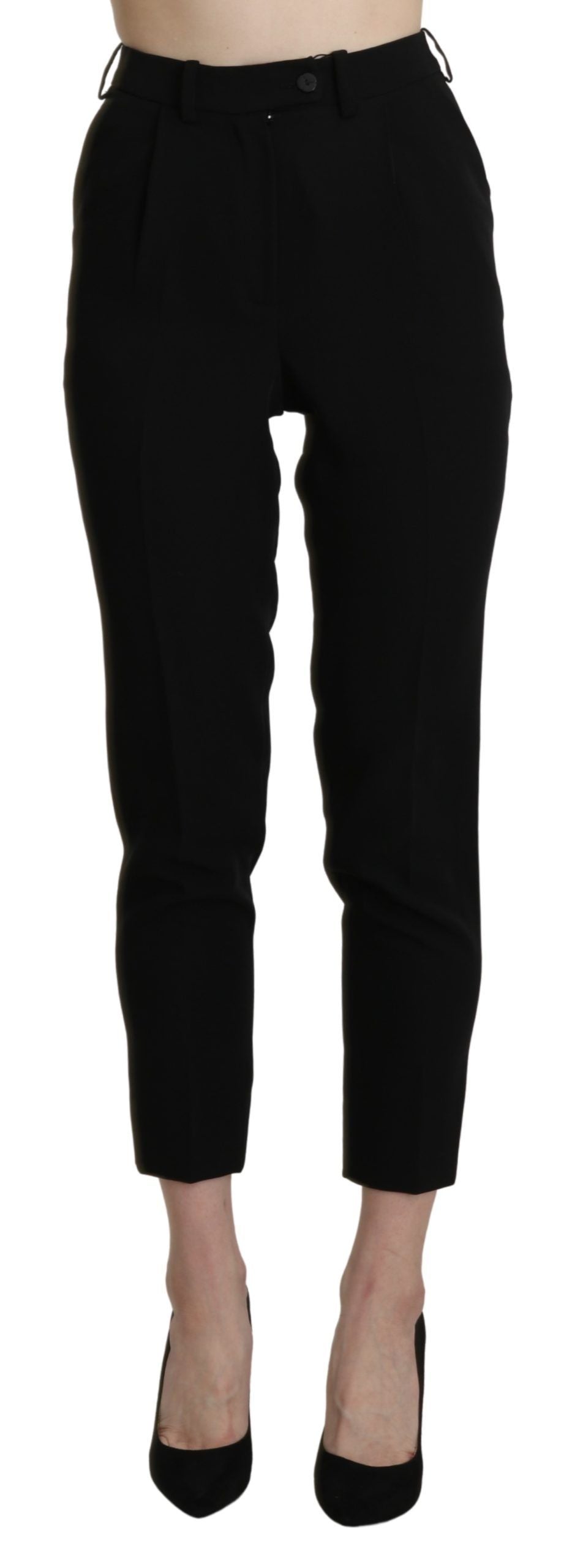 Pantalon Bencivenga haut taille noir
