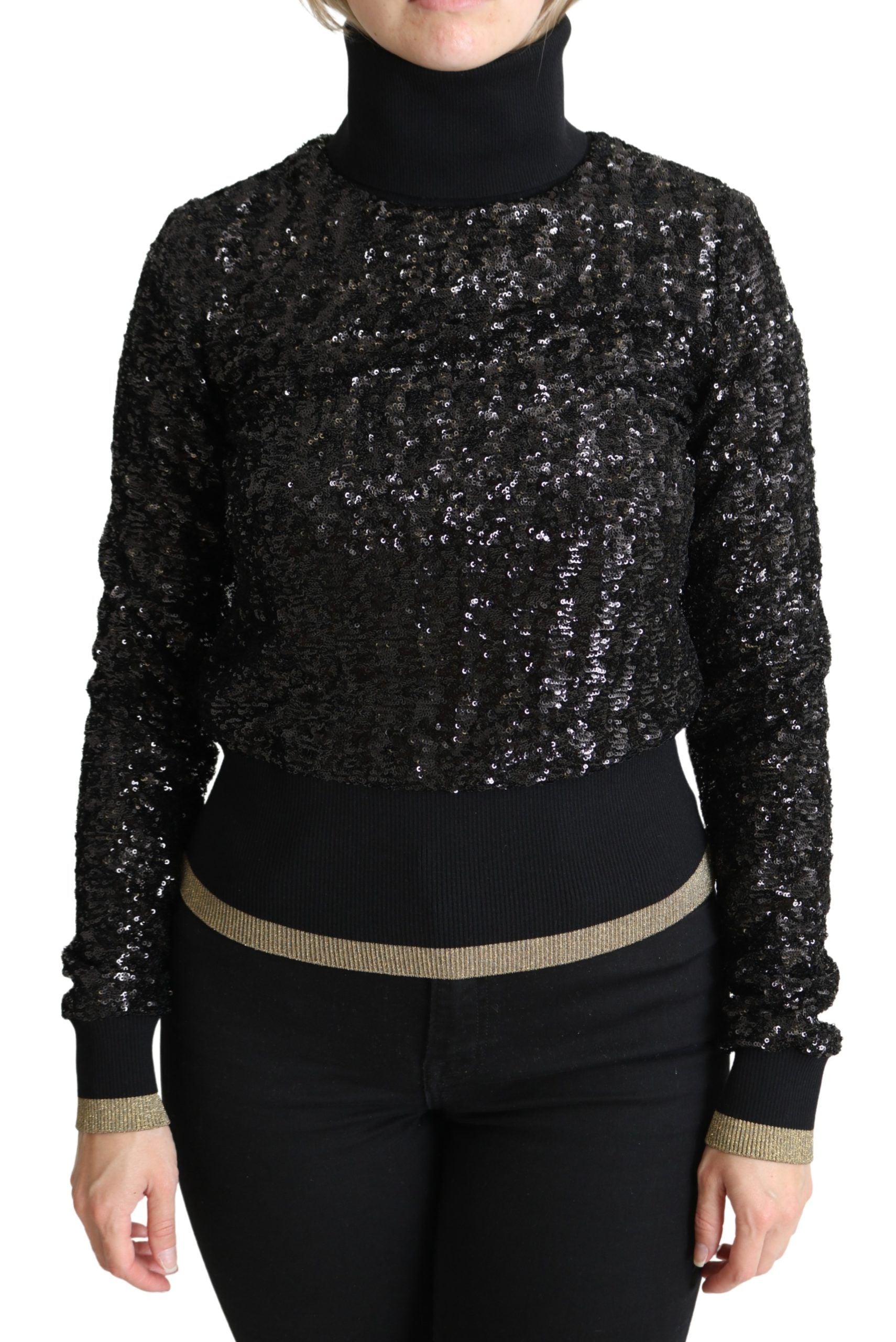 Pull DOLCE & GABBANA turtleneck noir