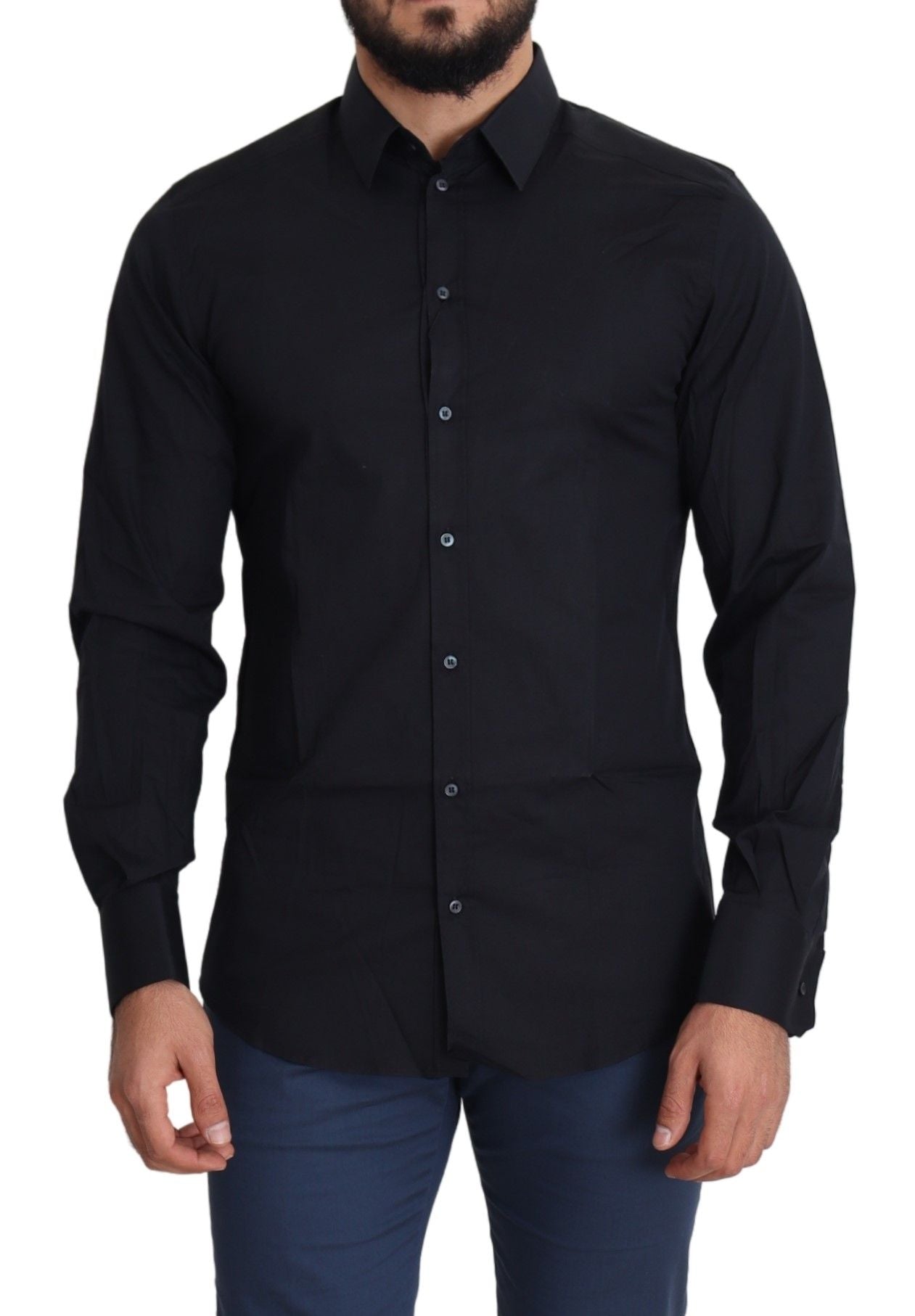 Chemise Dolce & Gabbana GOLD bleue