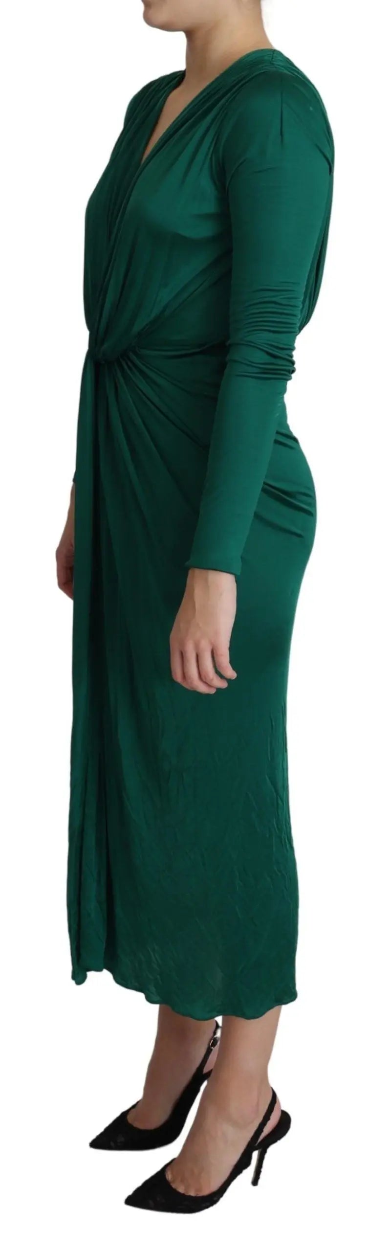 Robe Dolce & Gabbana midi verte Dolce & Gabbana