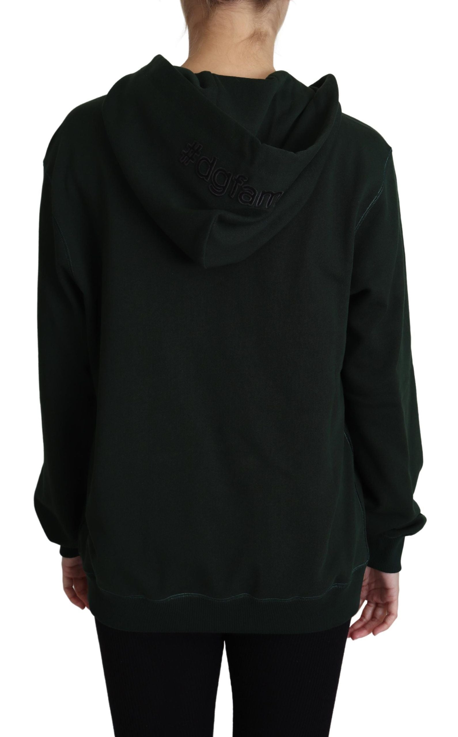 Hoodie Dolce & Gabbana avec couronne vert foncé