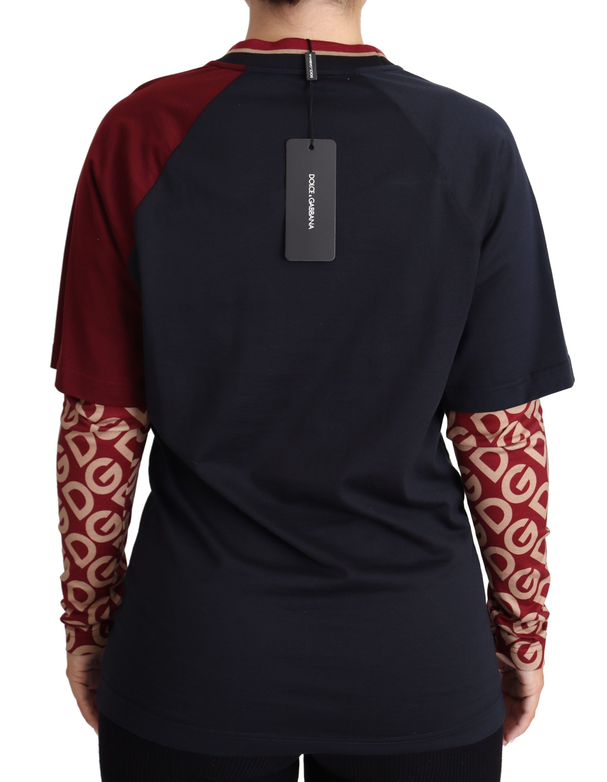 Pull Dolce & Gabbana Royals rouge et bleu