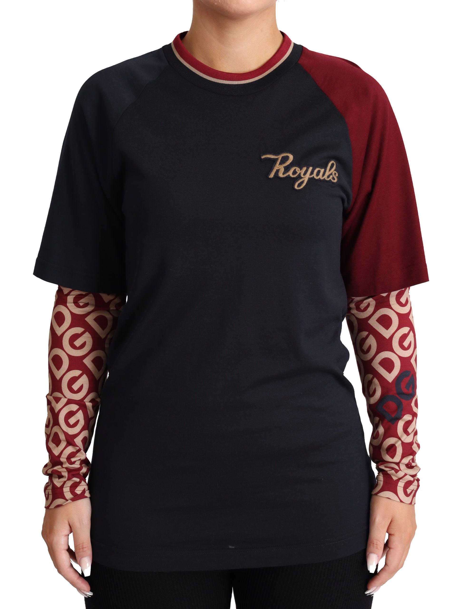 Pull Dolce & Gabbana Royals rouge et bleu