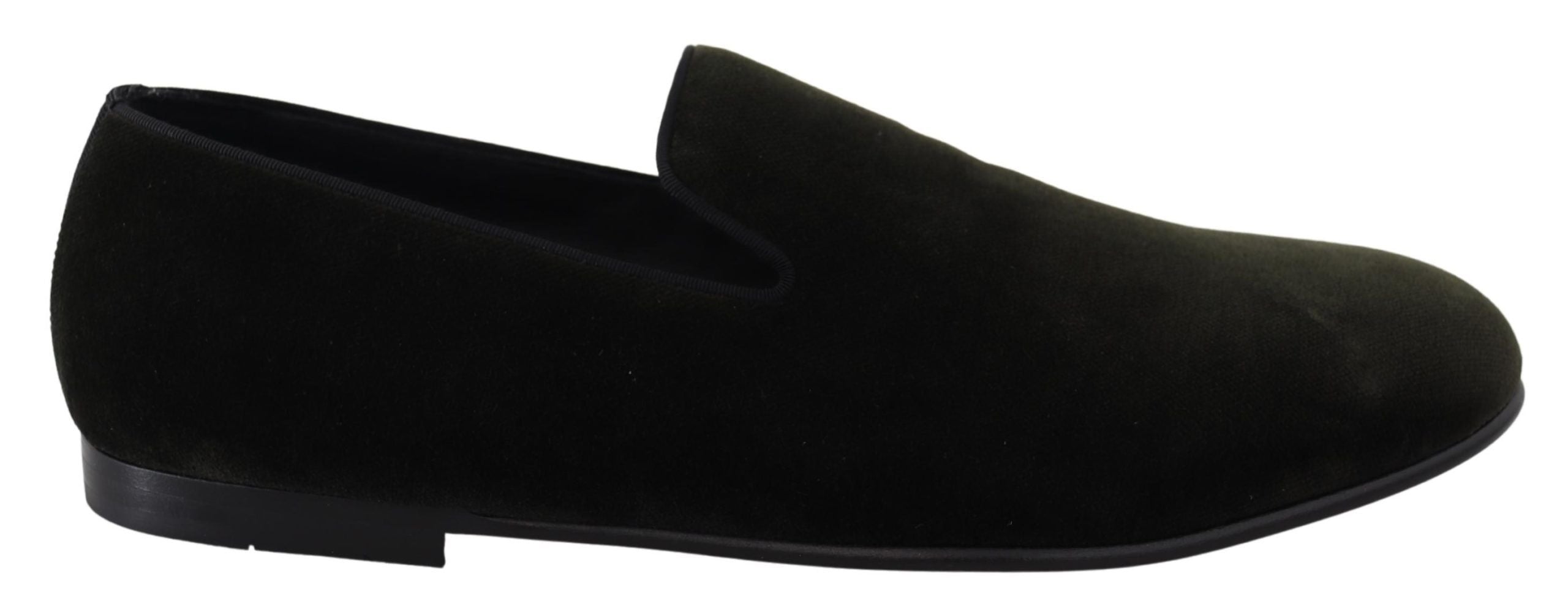 Mocassins Dolce & Gabbana verts kaki