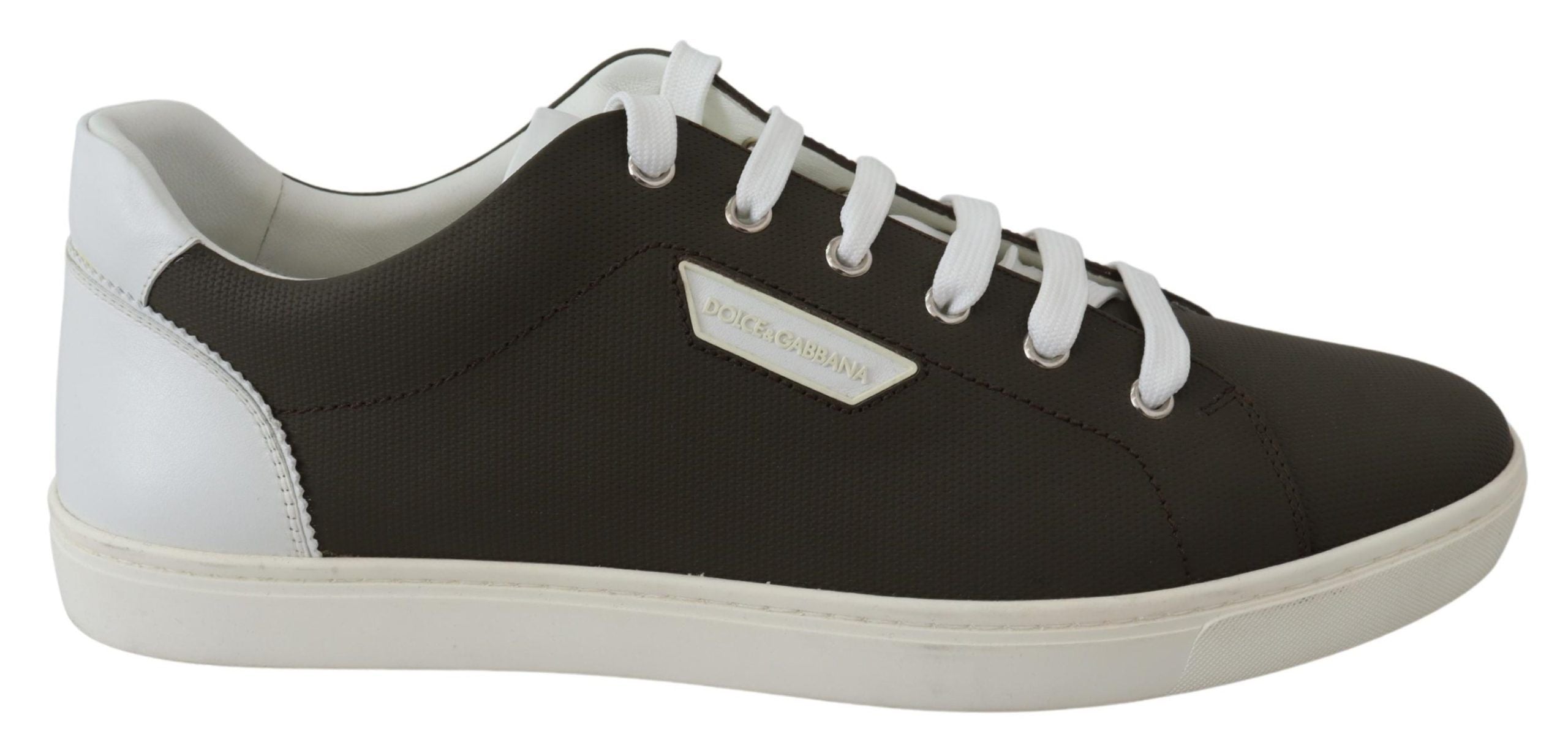 Baskets Dolce & Gabbana blanches et vertes