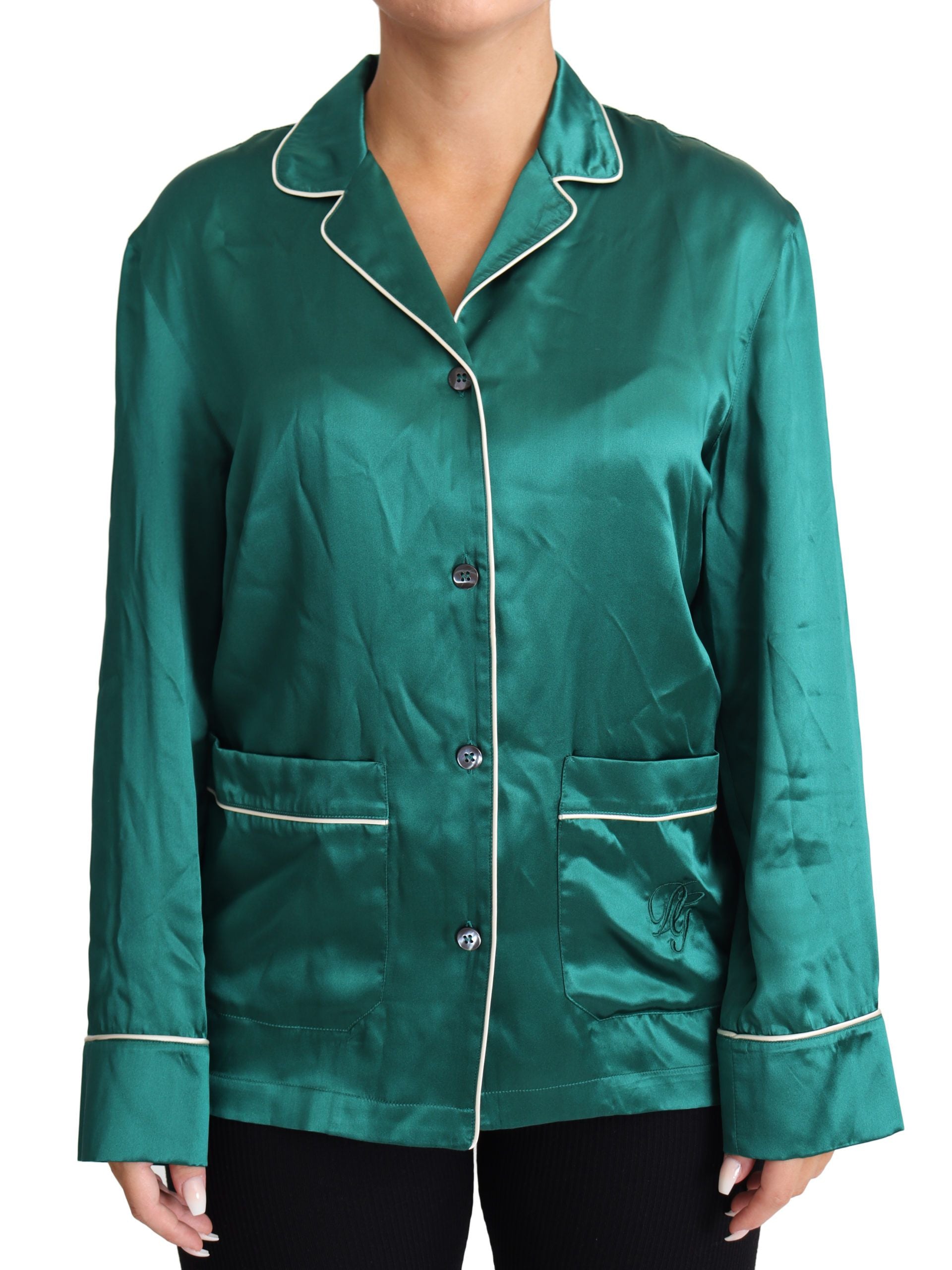 Chemise de lounge Dolce & Gabbana verte