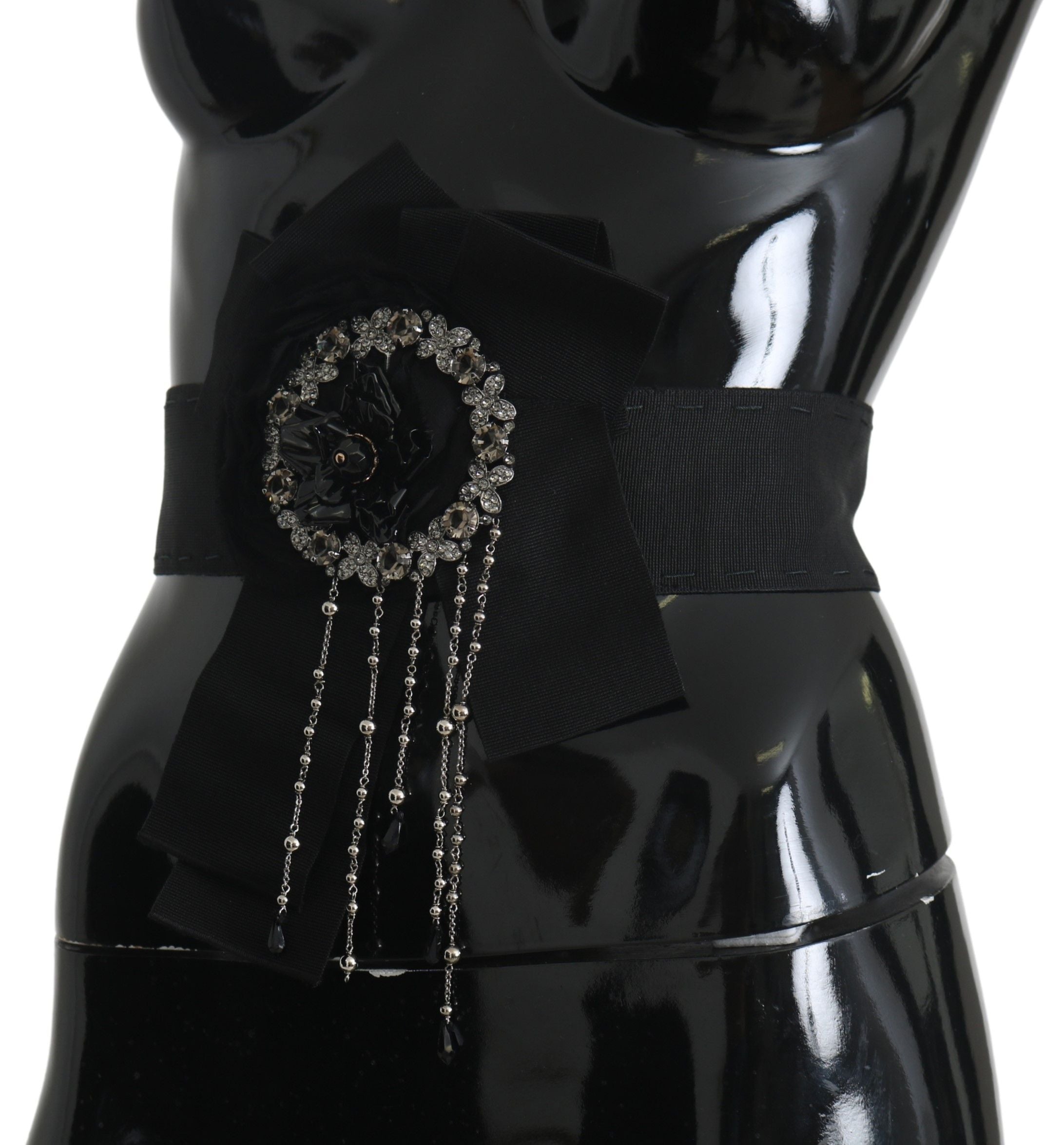 Ceinture Dolce & Gabbana Crystal noire