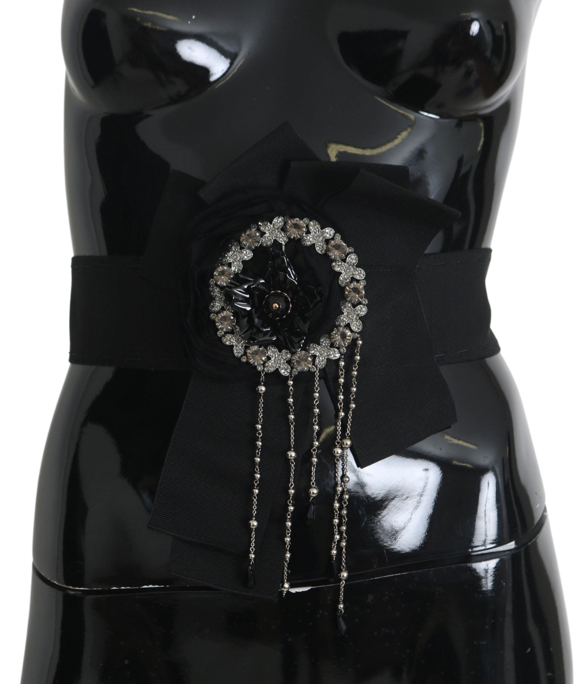 Ceinture Dolce & Gabbana Crystal noire