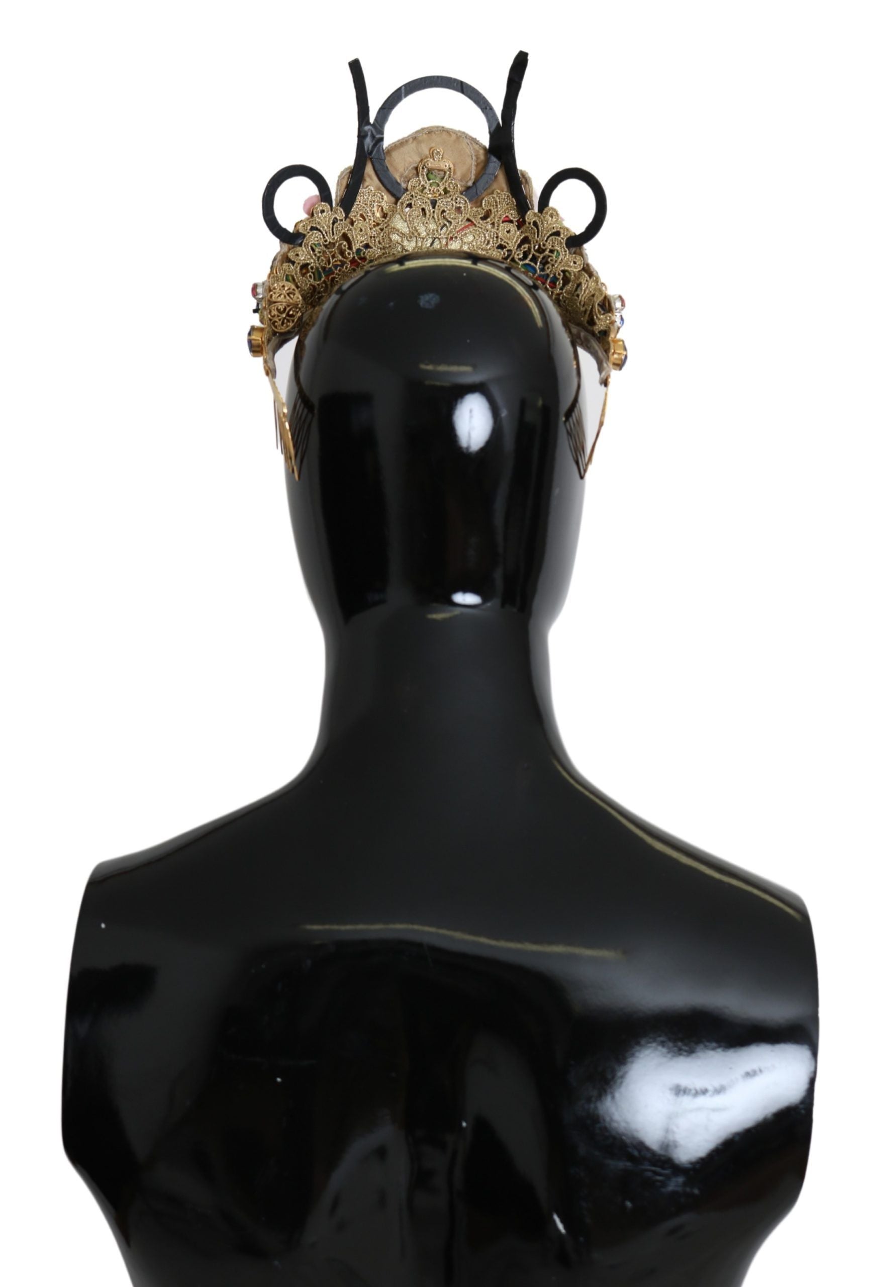 Diadème Dolce & Gabbana lumineux doré