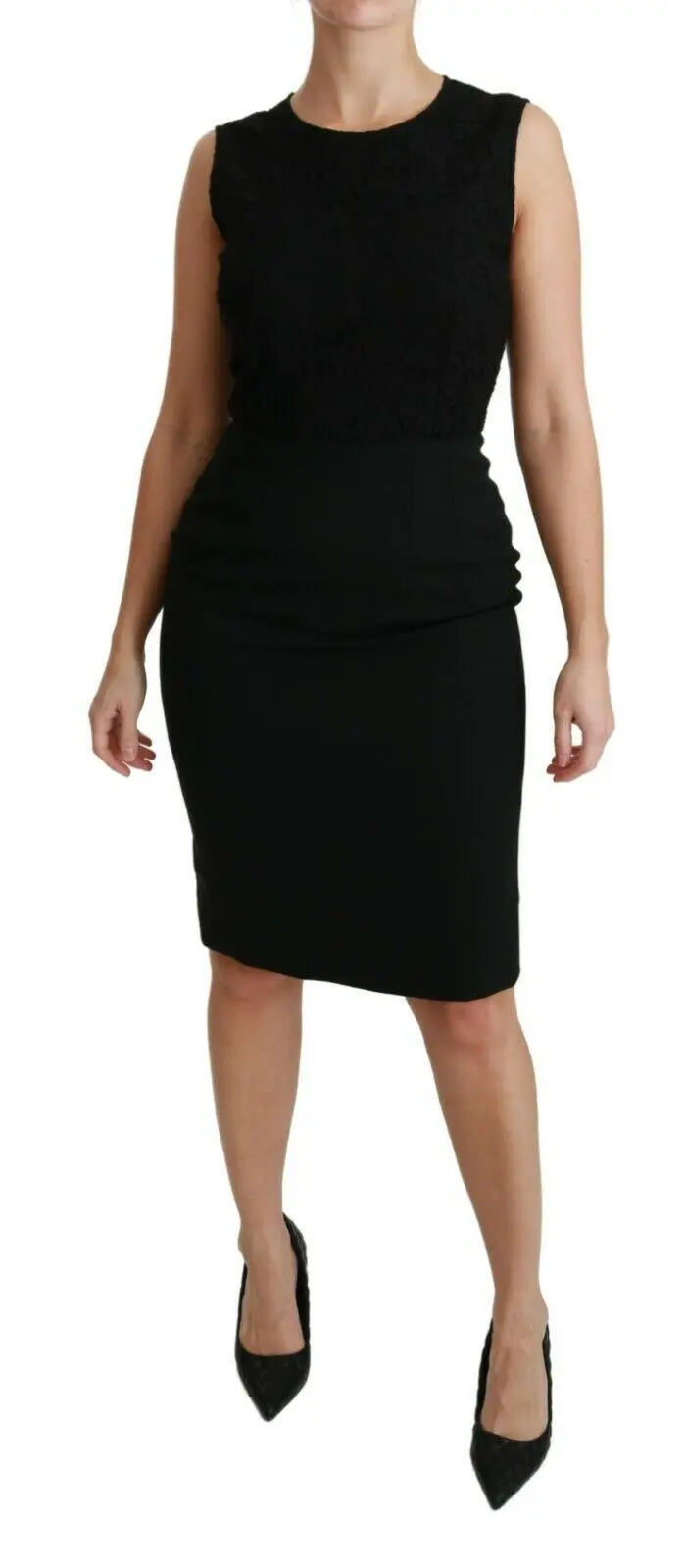 Robe Dolce & Gabbana Sheath noire Dolce & Gabbana