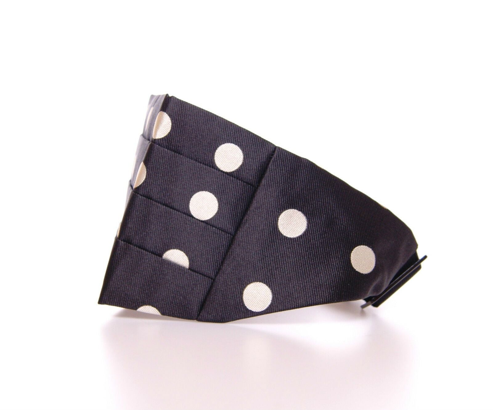 Cummerbund Dolce & Gabbana noir à pois blancs