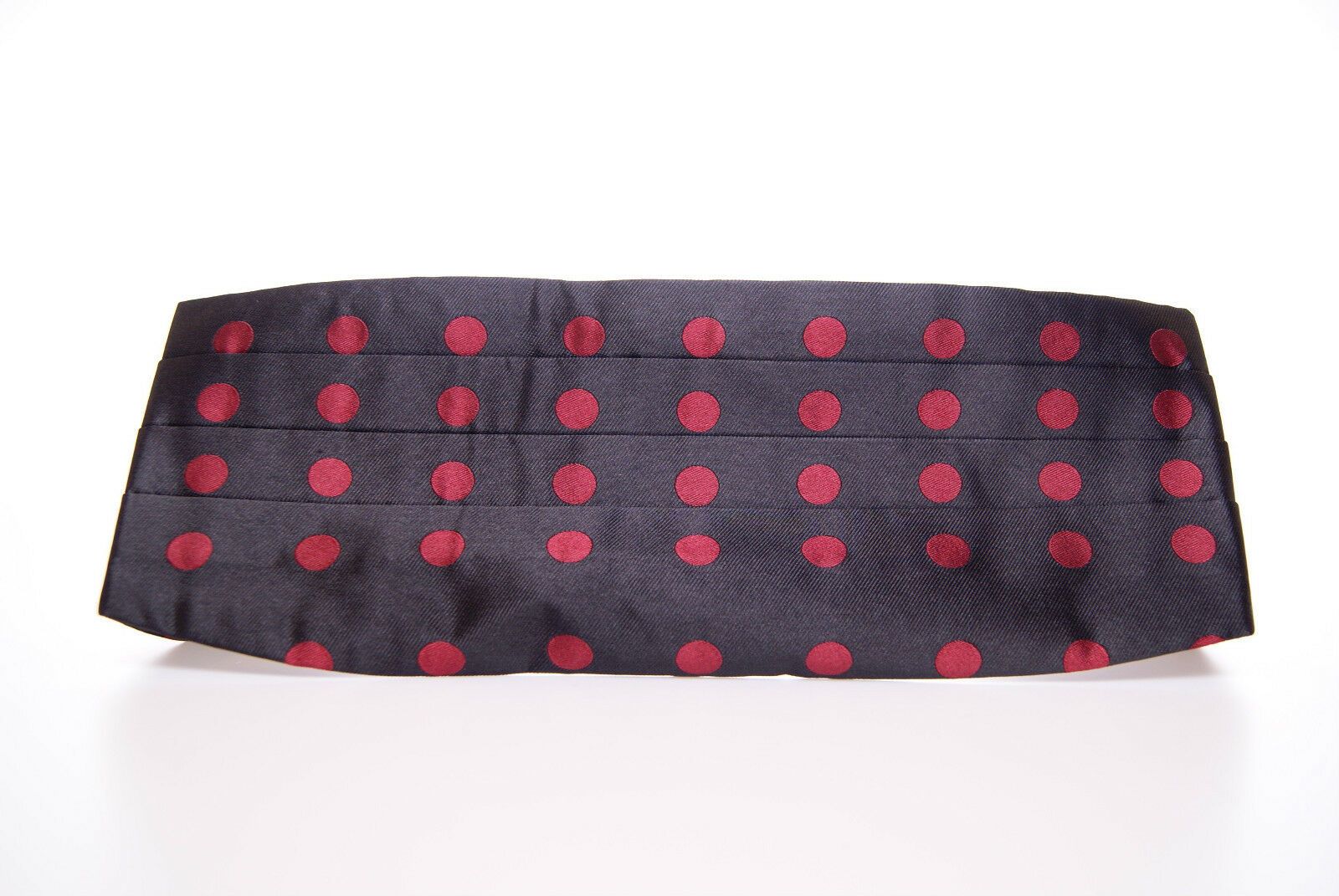 Cummerbund Dolce & Gabbana à pois rouge noir