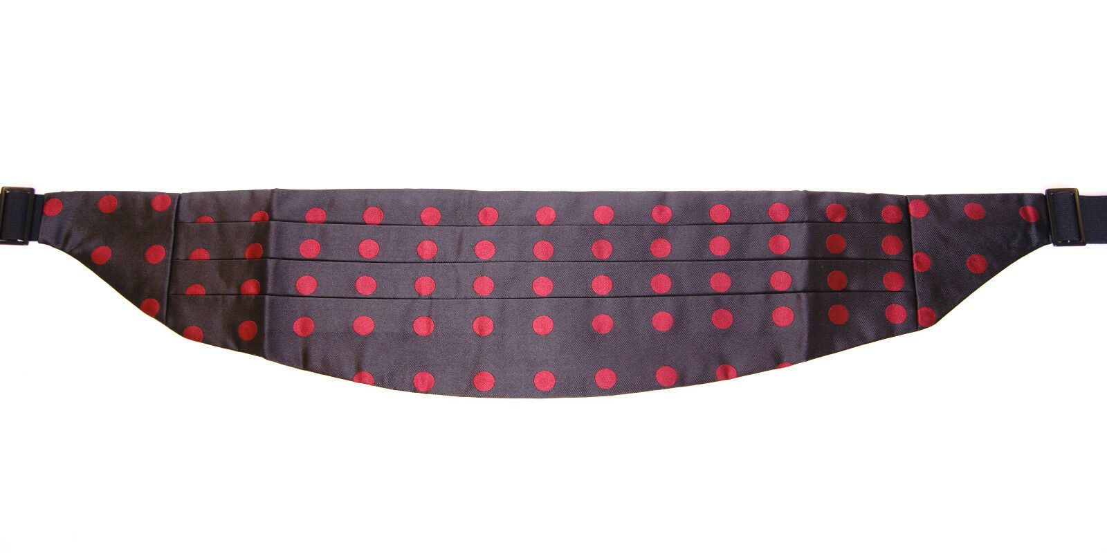 Cummerbund Dolce & Gabbana à pois rouge noir