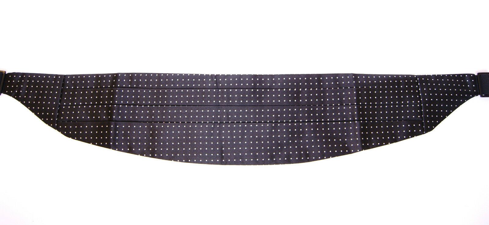 Cummerbund Dolce & Gabbana noir à pois blancs