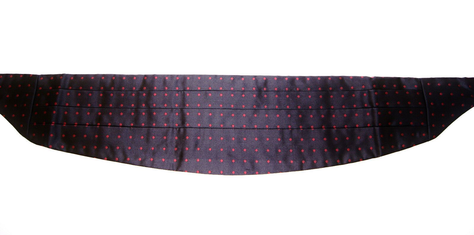 Cummerbund Dolce & Gabbana noir à pois rouges