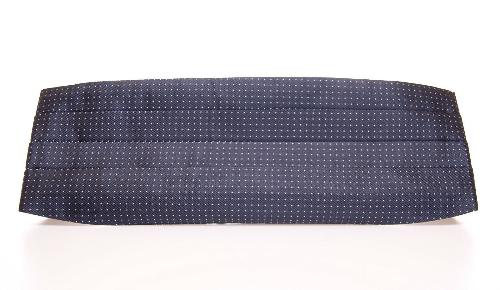 Cummerbund Dolce & Gabbana bleu à pois blancs