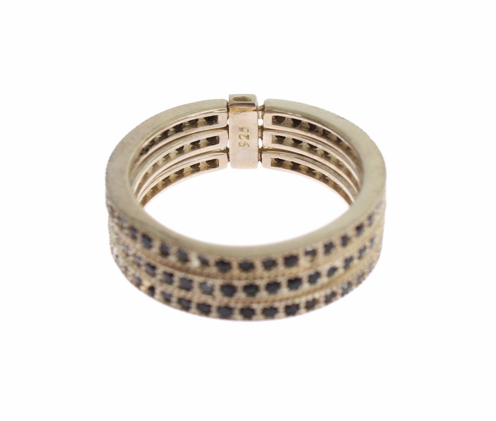 Bague Nialaya en argent 925 noire