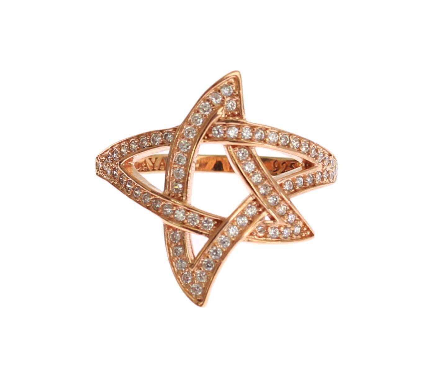 Bague Nialaya Clear CZ rose