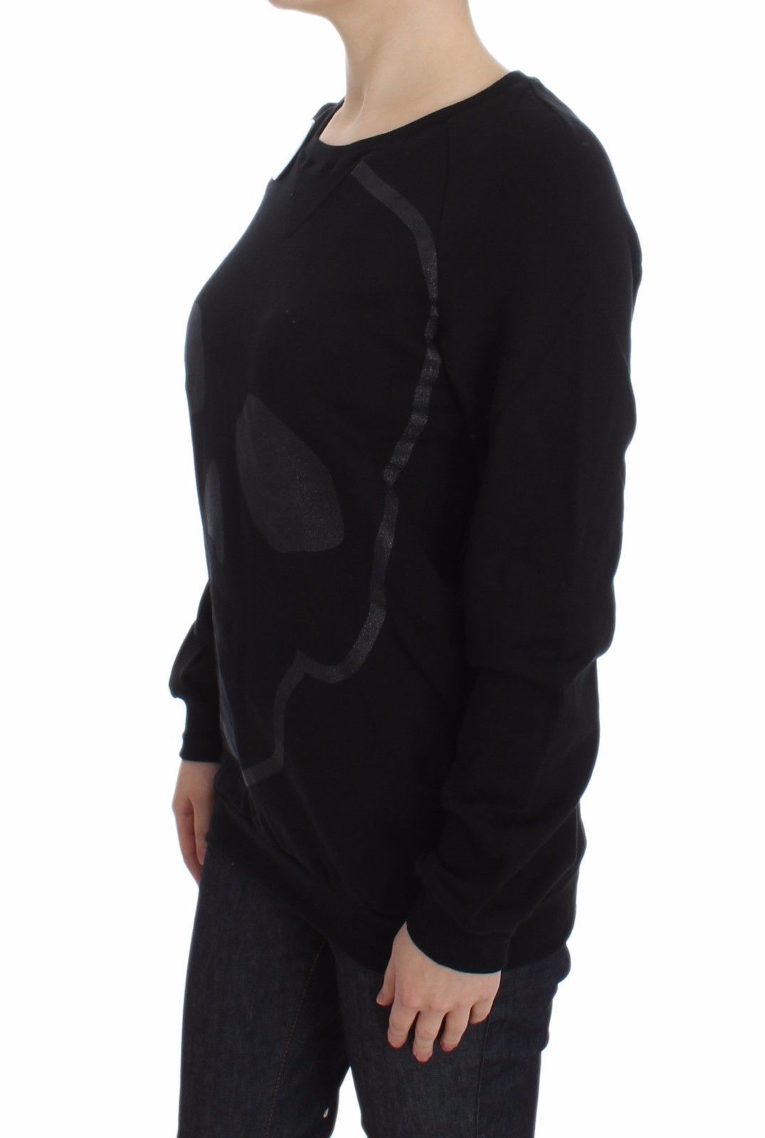 Pull EXTE motif crâne noir