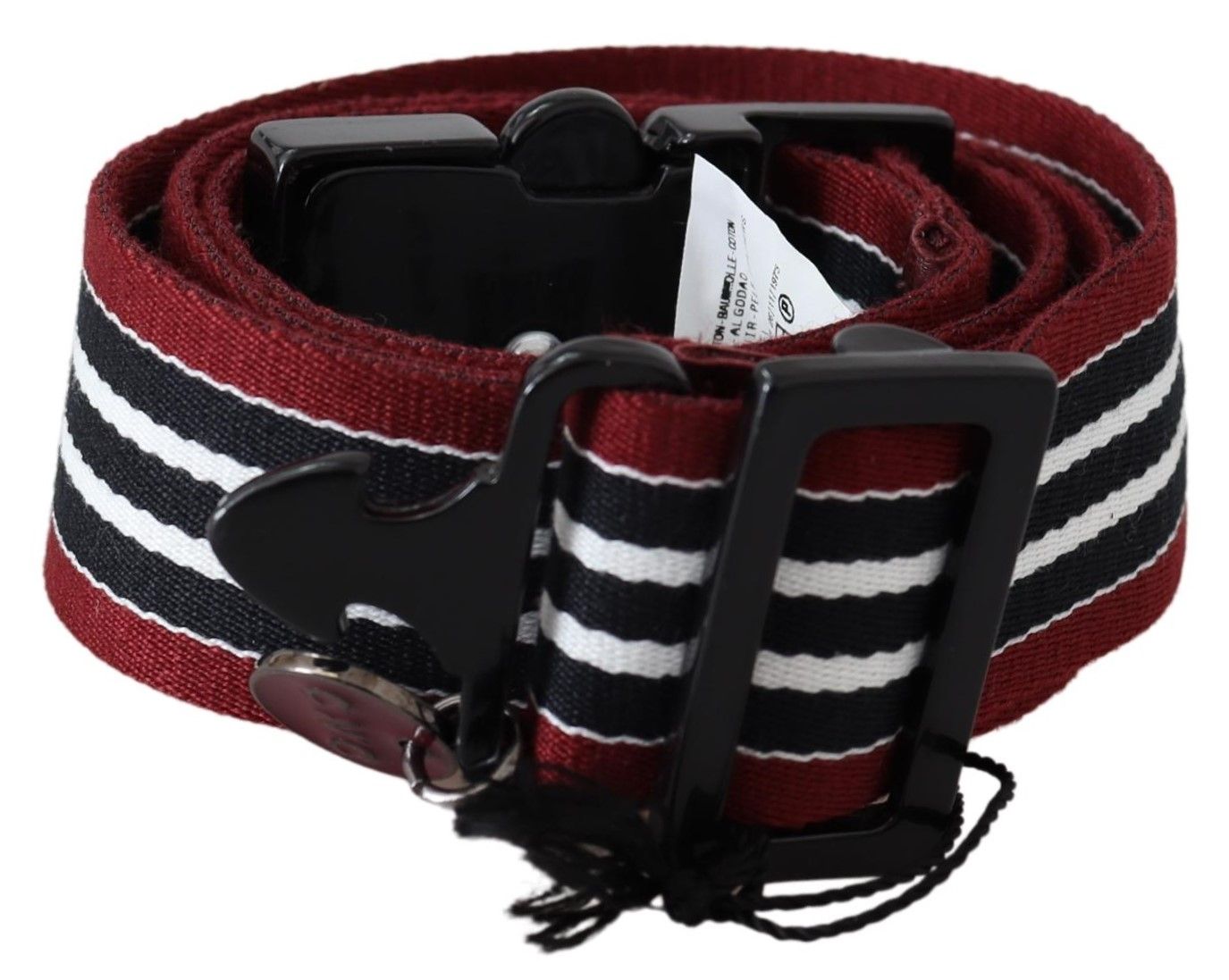 Ceinture C’n’C’ Costume National noire rouge
