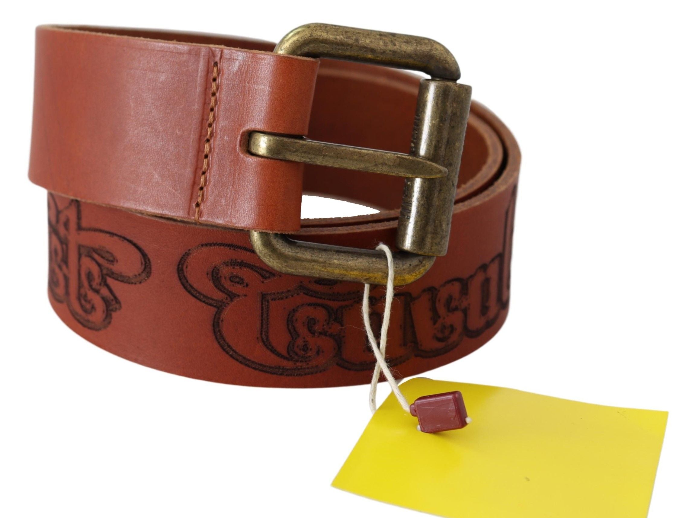 Ceinture Just Cavalli logo marron