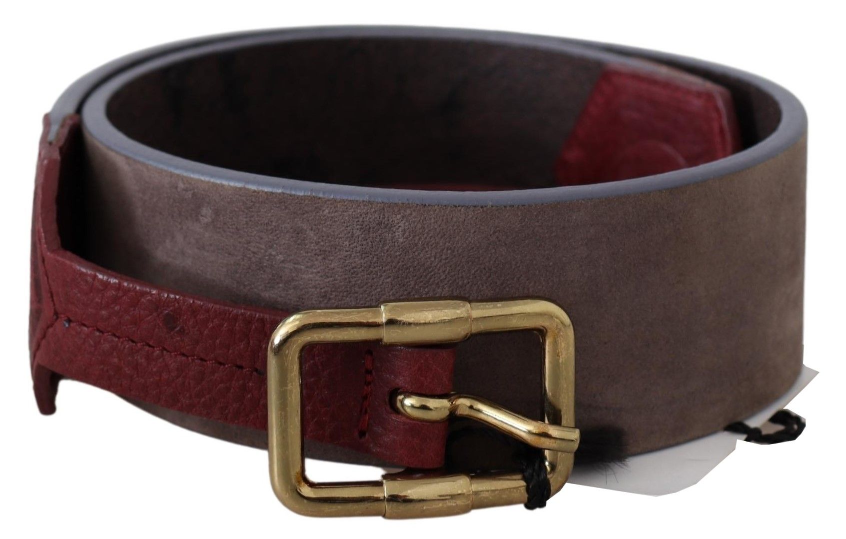 Ceinture GF Ferre Logo marron