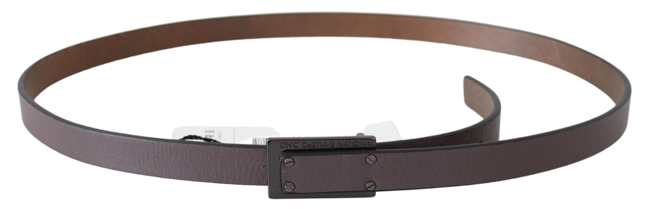 Ceinture Costume National ajustable marron foncé