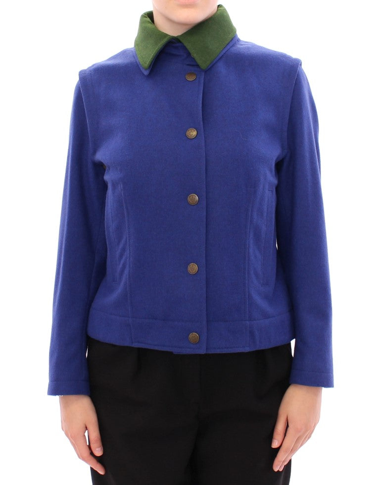 Manteau Andrea Incontri Habsburg bleu vert