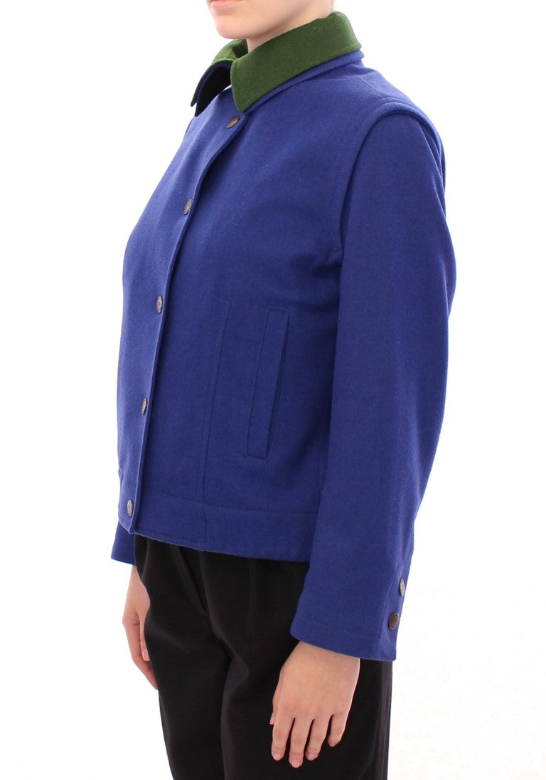 Manteau Andrea Incontri Habsburg bleu vert