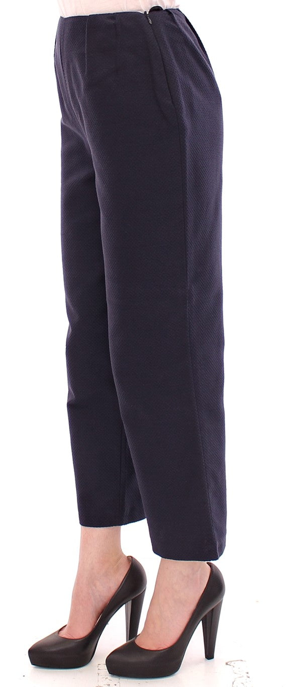 Pantalons Andrea Incontri cropped bleus