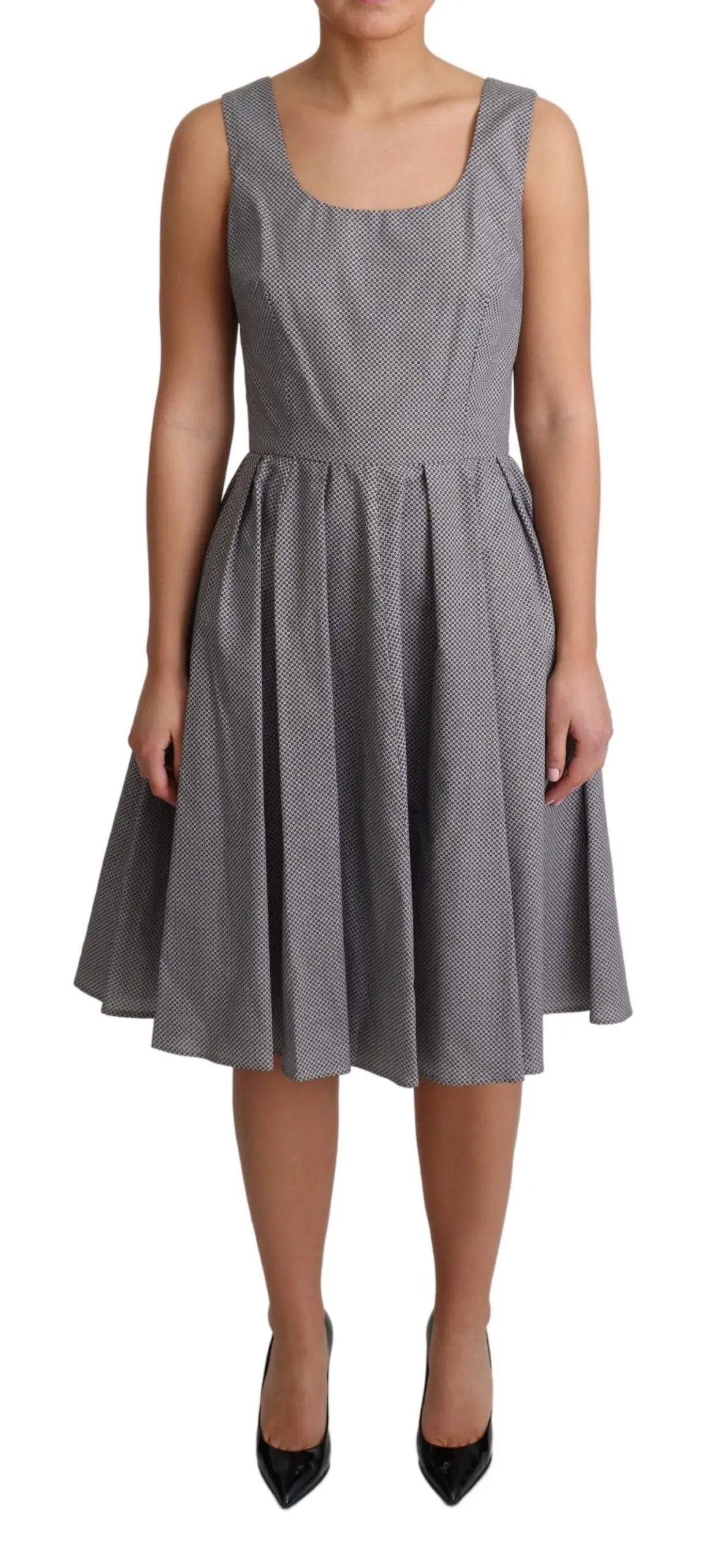 Robe Dolce & Gabbana A-line bleu beige Dolce & Gabbana