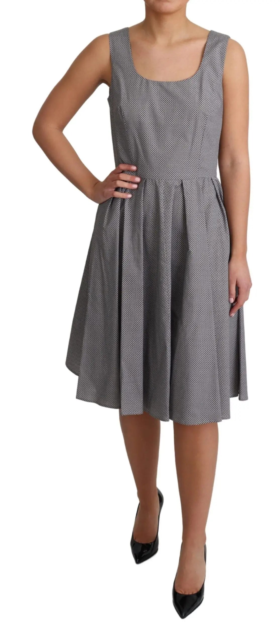 Robe Dolce & Gabbana A-line bleu beige Dolce & Gabbana