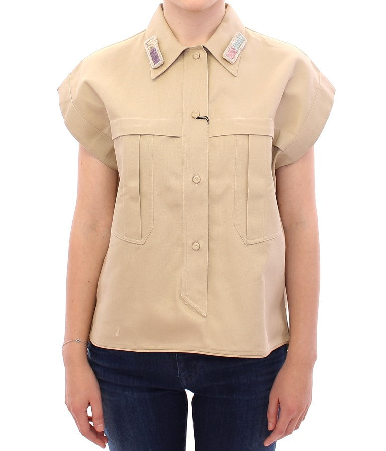 Blouse Andrea Incontri beige