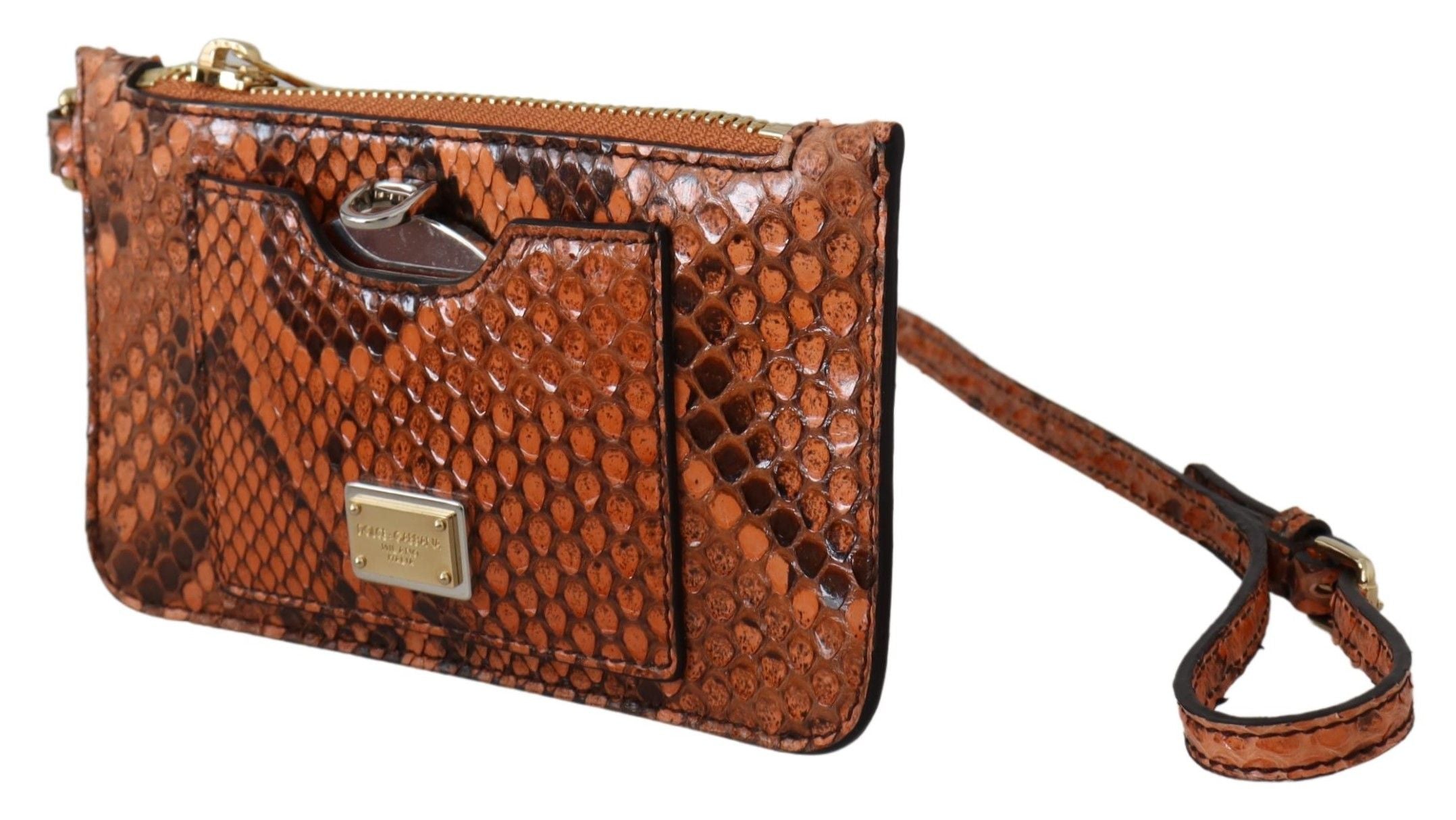 Porte-monnaie Dolce & Gabbana Agnese brun