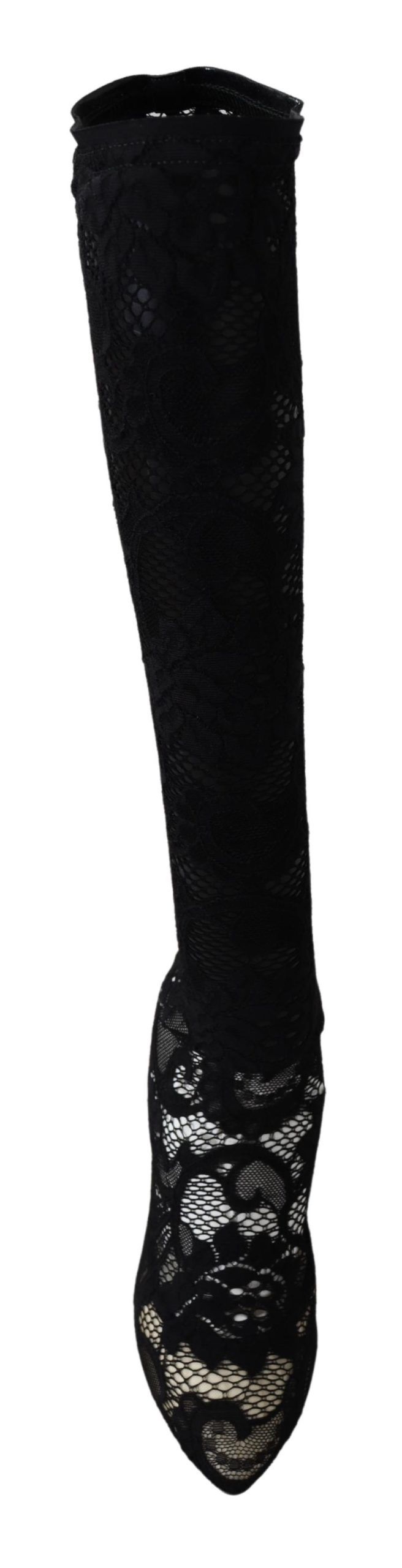 Bottines Dolce & Gabbana Pizzo noires