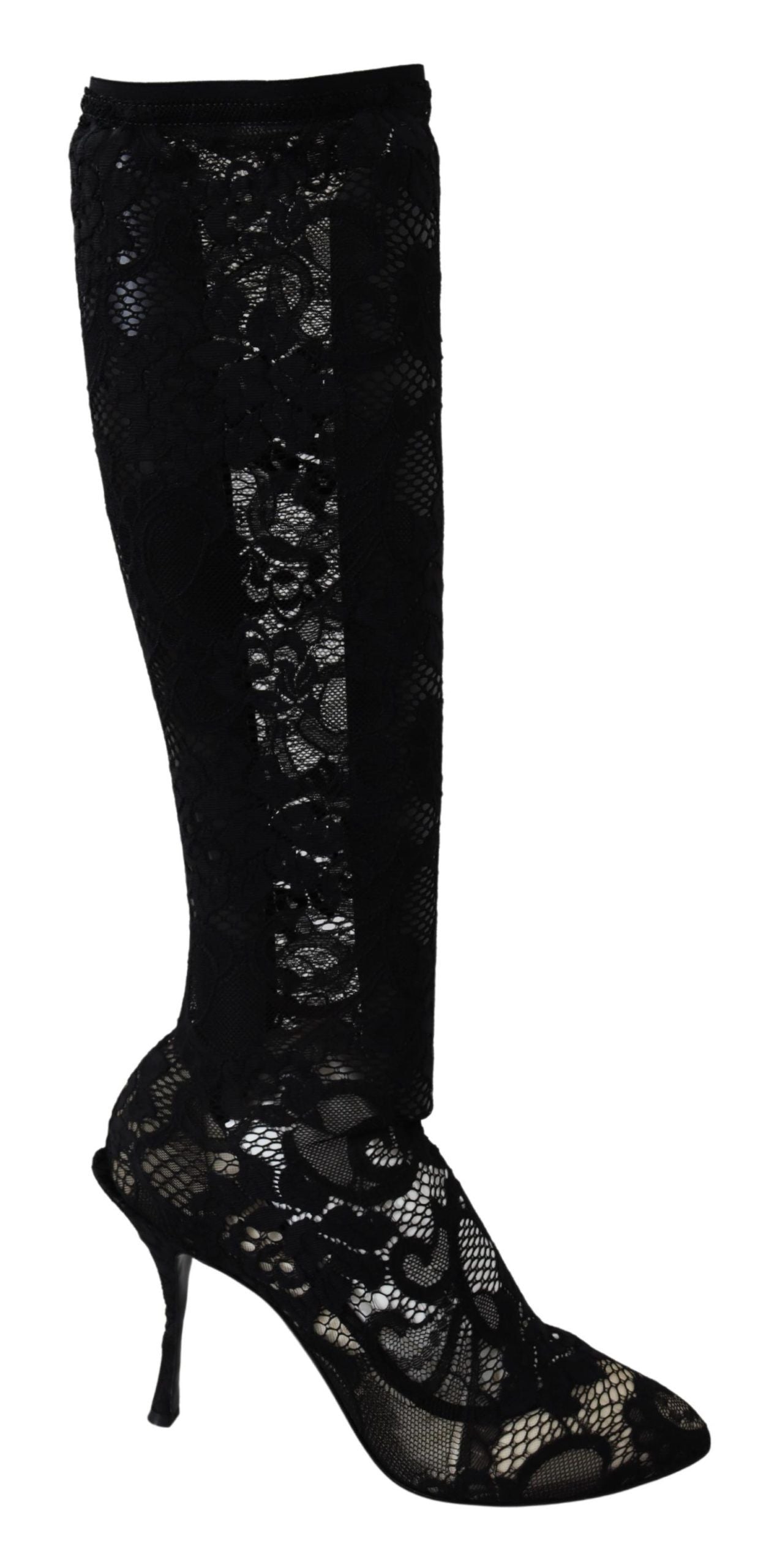 Bottines Dolce & Gabbana Pizzo noires