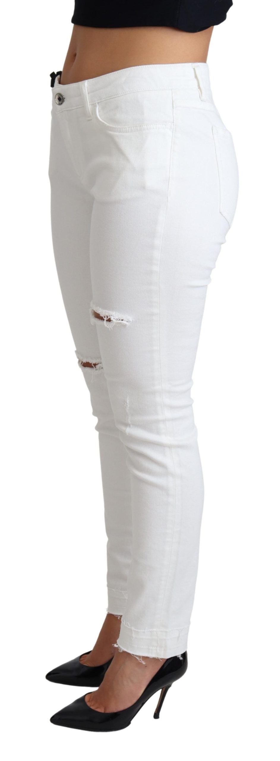 Jean DOLCE & GABBANA tissé blanc