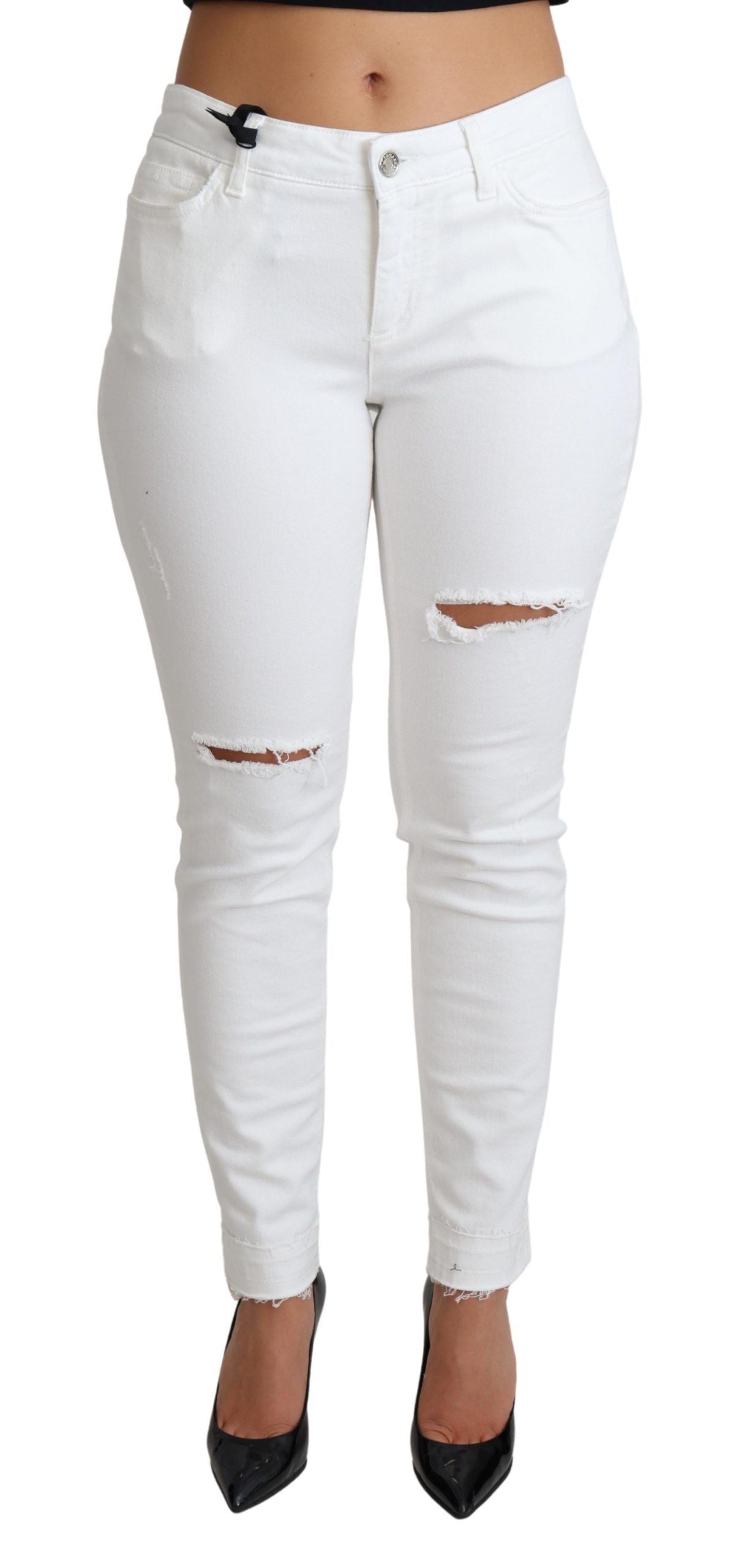 Jean DOLCE & GABBANA tissé blanc