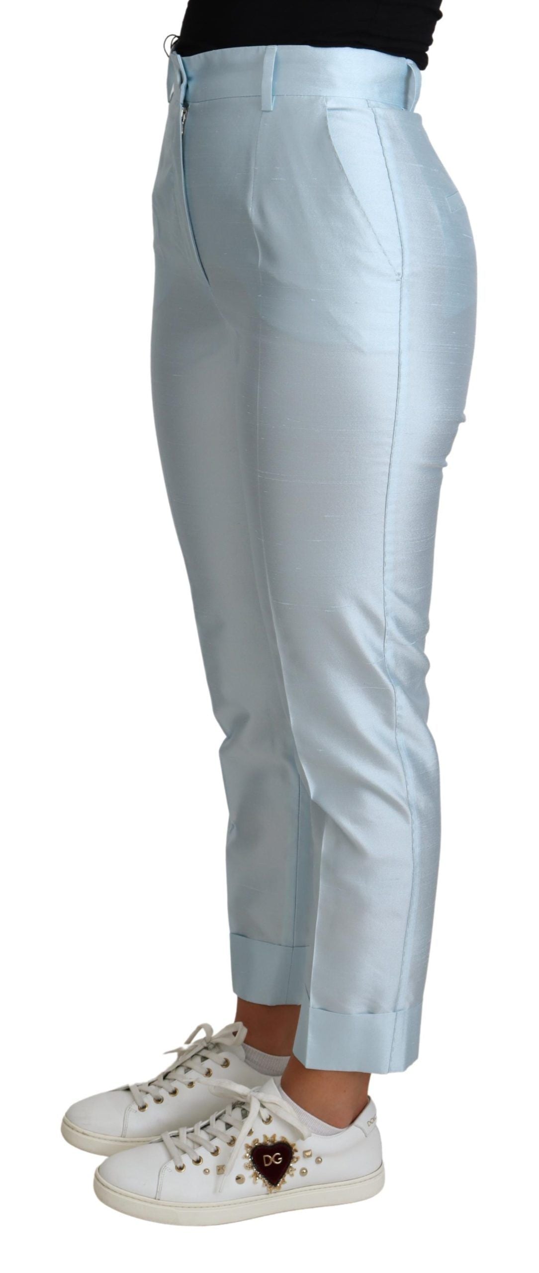 Pantalon Dolce & Gabbana tapered bleu clair