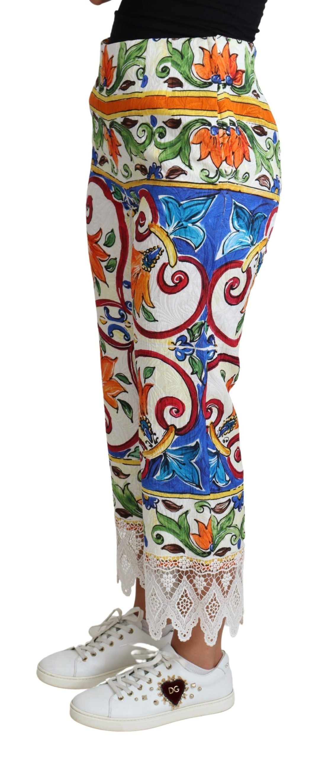 Pantalon Dolce & Gabbana majolique multicolore