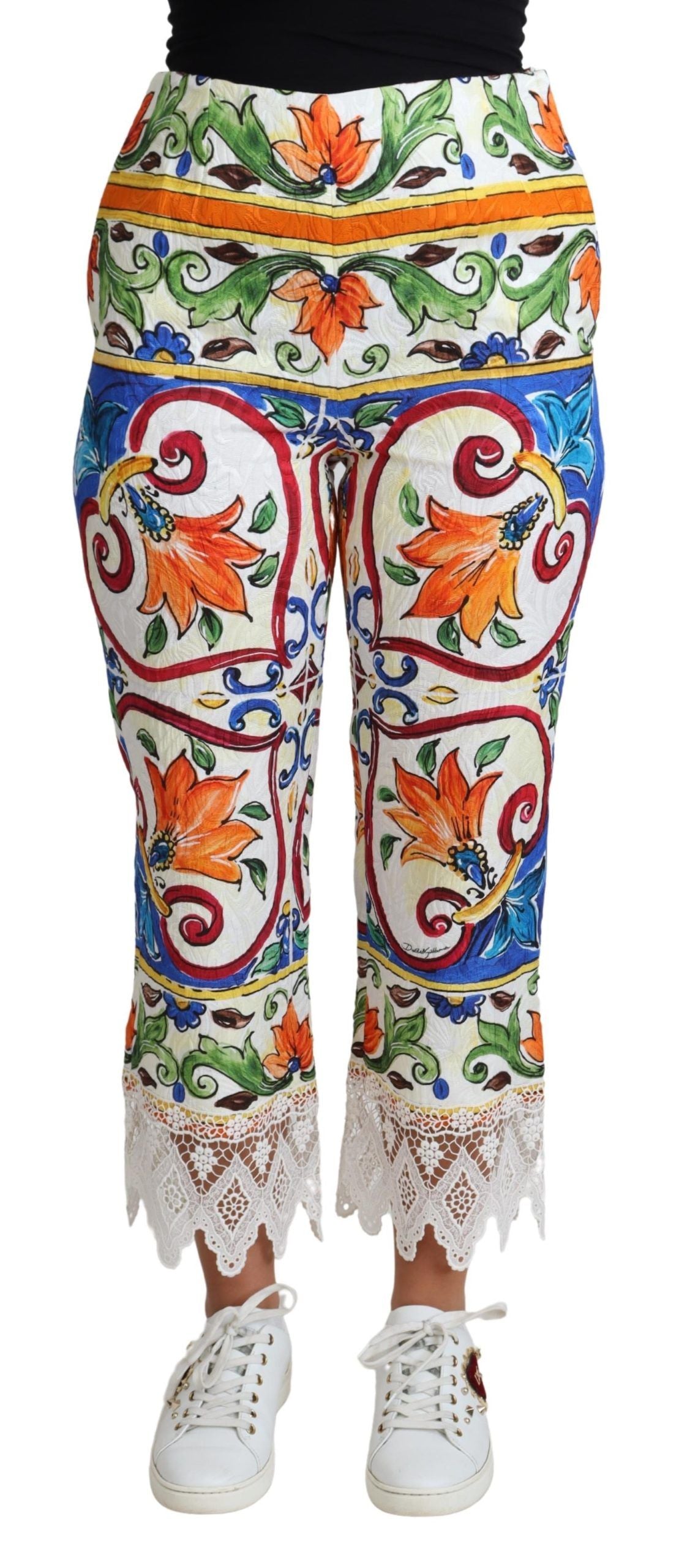 Pantalon Dolce & Gabbana majolique multicolore