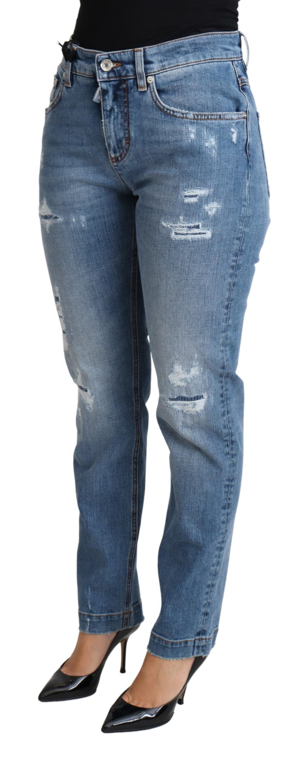 Jeans Dolce & Gabbana tressés bleus