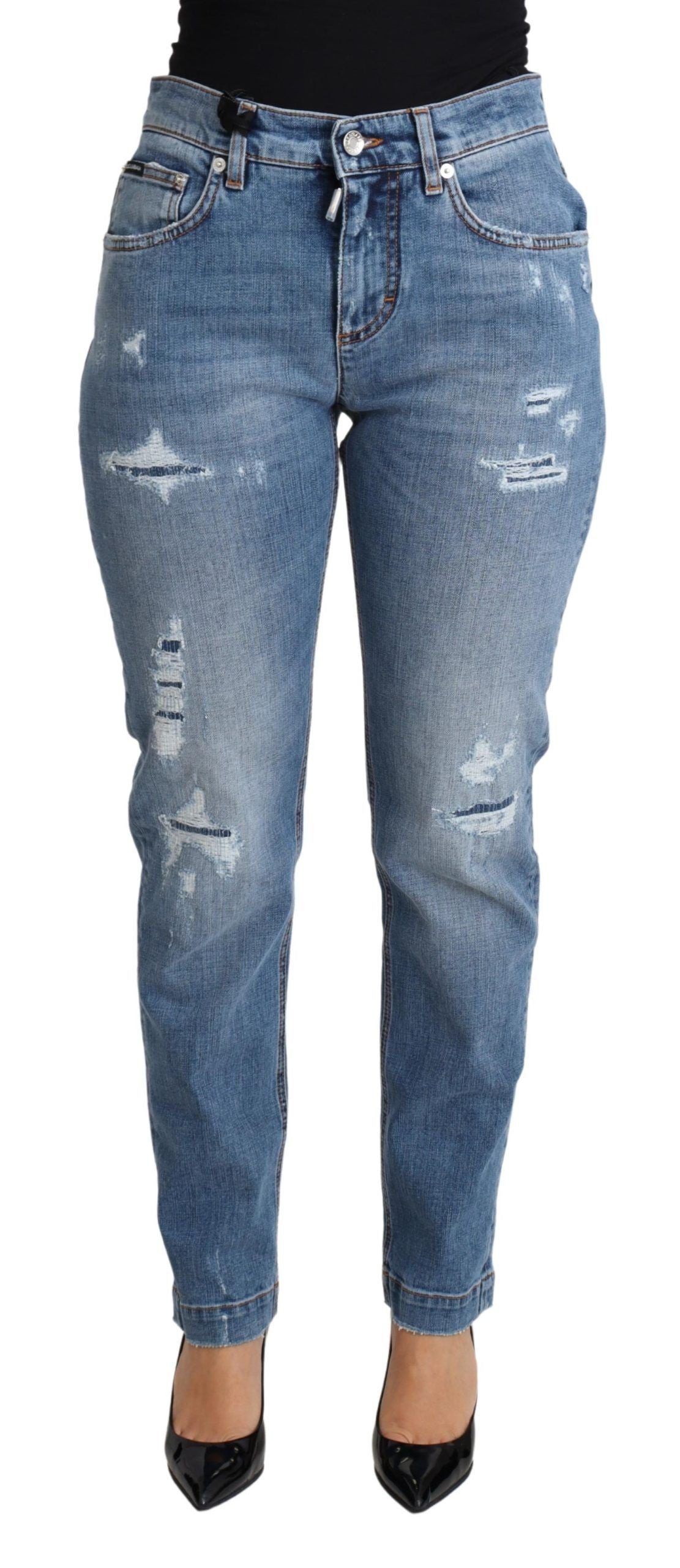 Jeans Dolce & Gabbana tressés bleus