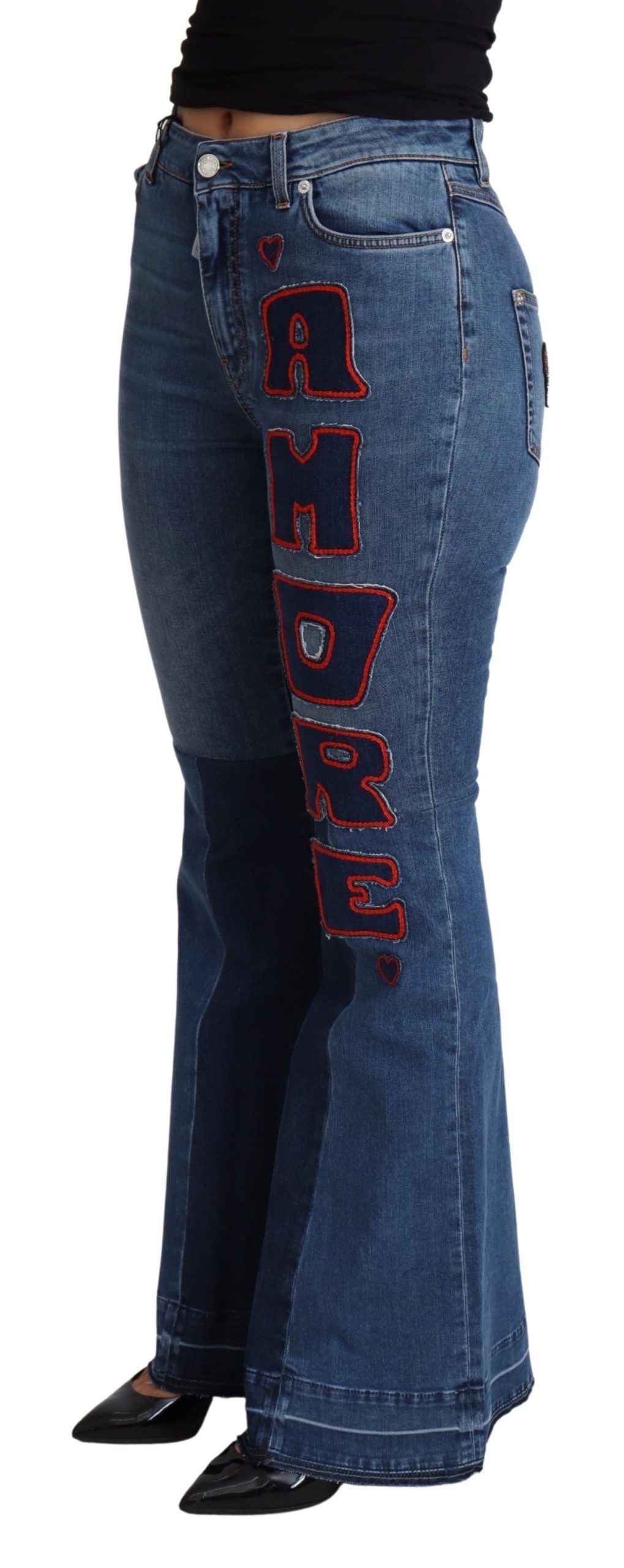 Pantalon Dolce & Gabbana Boot Cut bleu