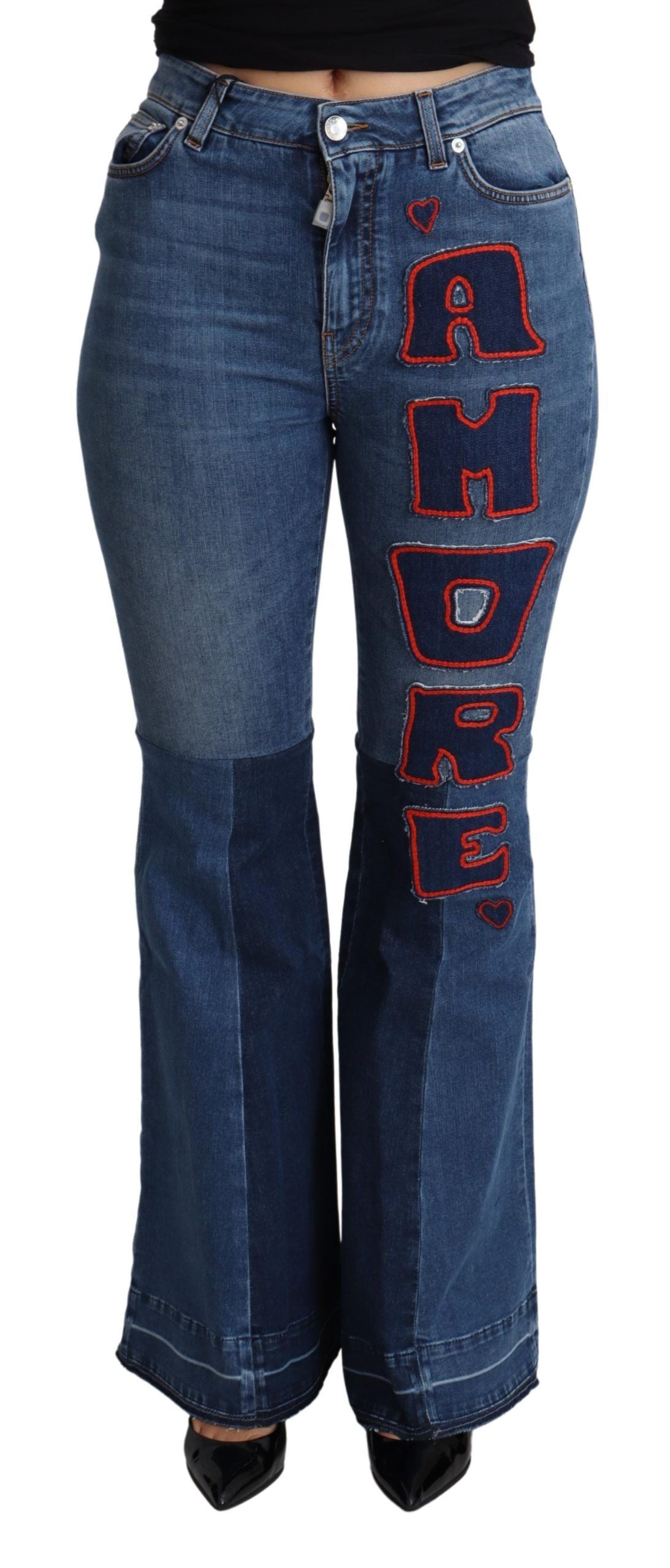 Pantalon Dolce & Gabbana Boot Cut bleu