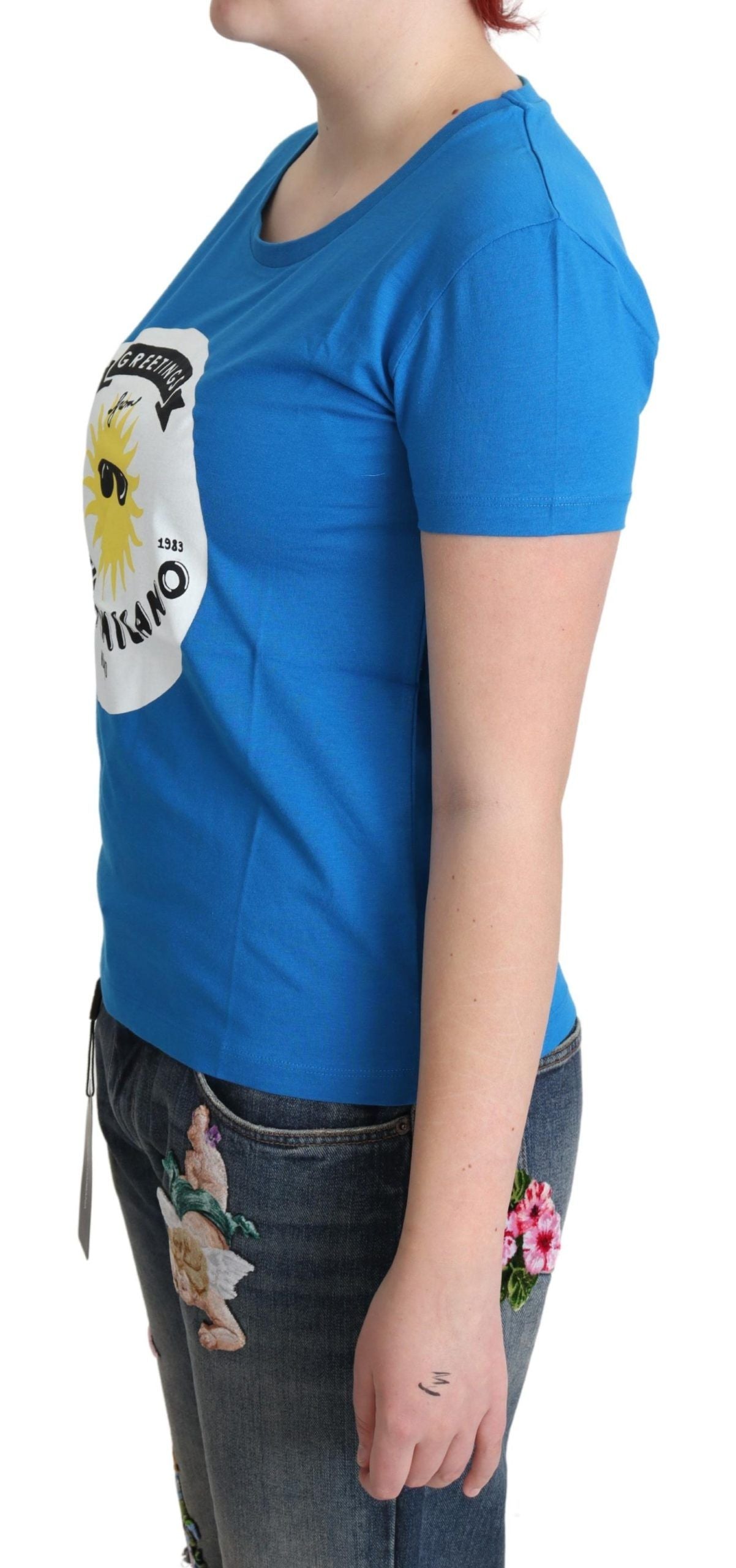 T-shirt Moschino Sunny Milano bleu