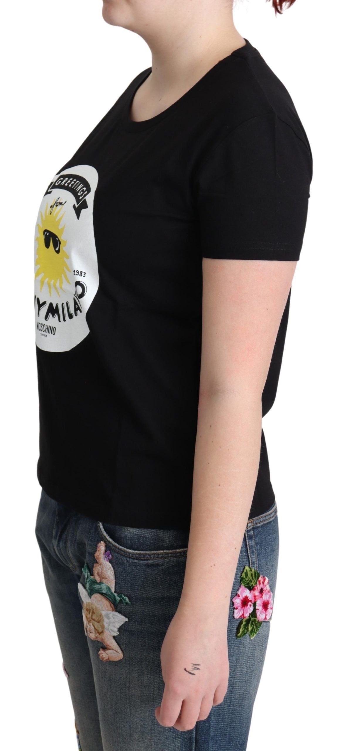 T-shirt Moschino Sunny Milano noir